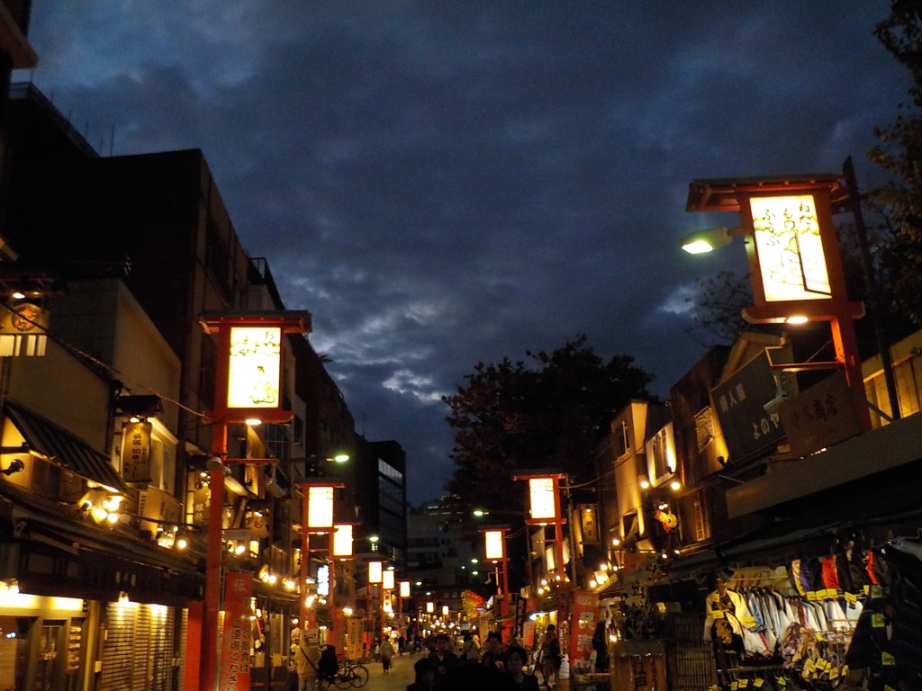 伝法院通り 夜