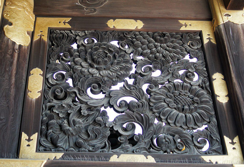 西本願寺 唐門 彫刻