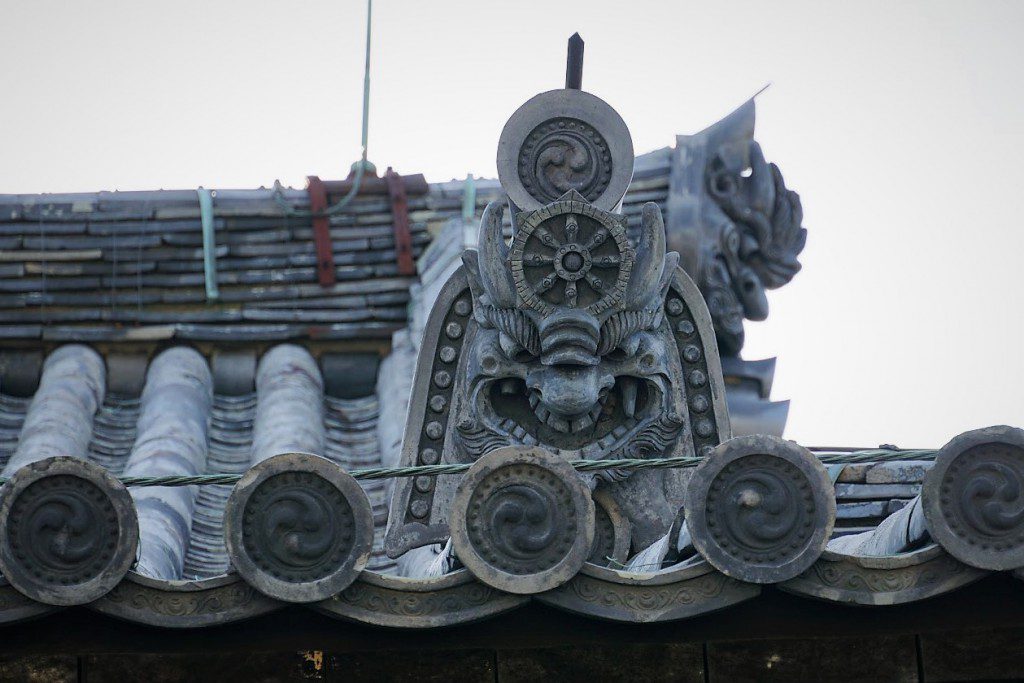 法隆寺 鬼瓦