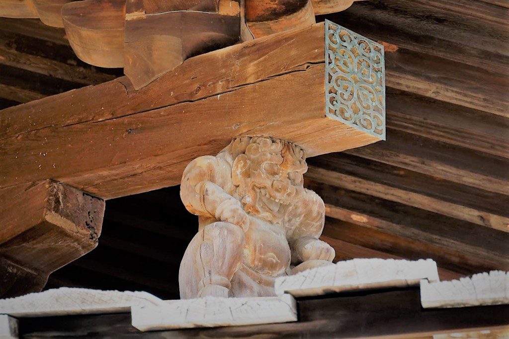 法隆寺 動物 彫刻
