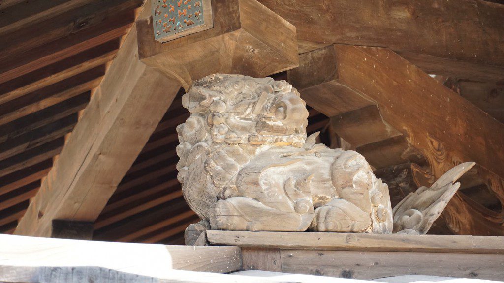 法隆寺 動物 彫刻