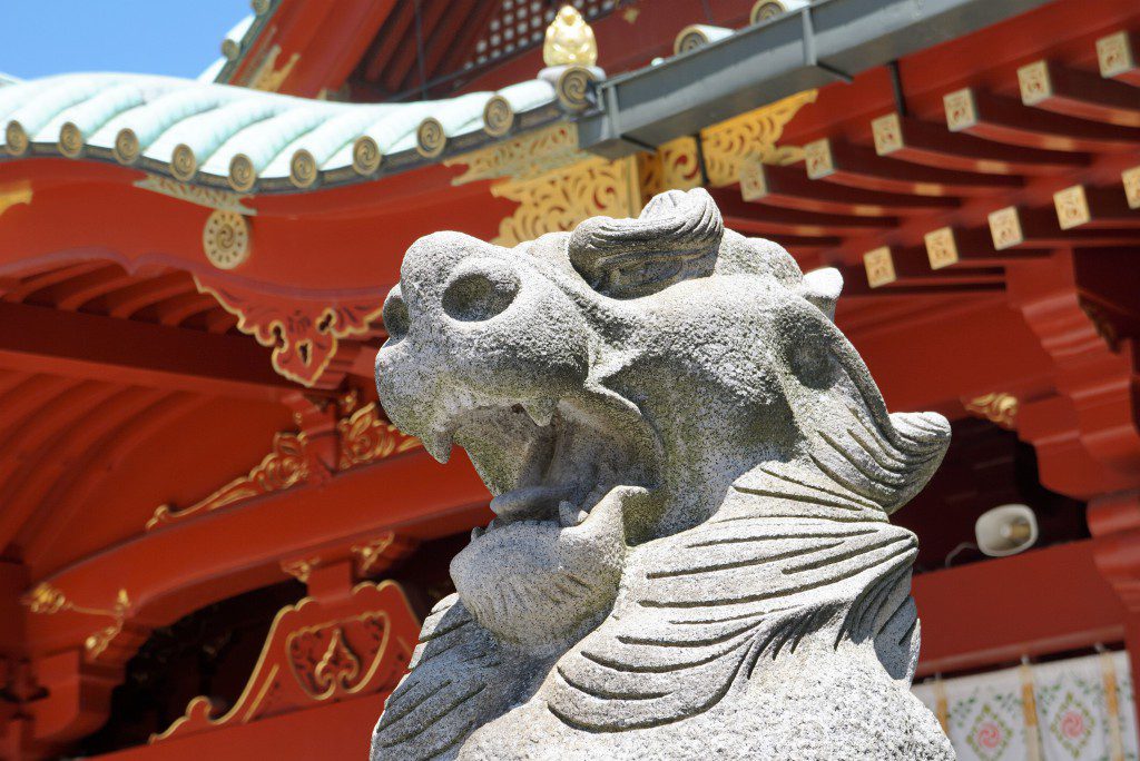 神田明神の狛犬