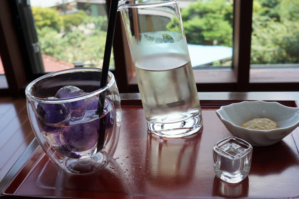 金子茶房　青いハーブティー