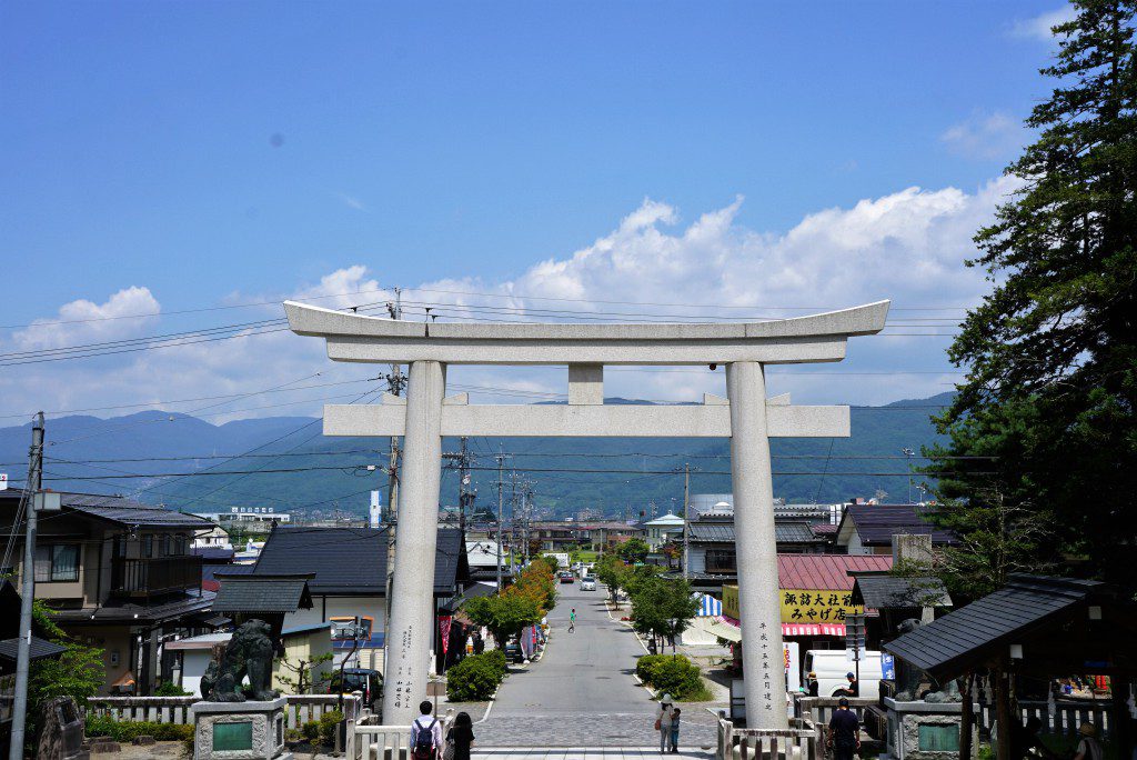 諏訪大社上社本宮　神紋　穀　実物