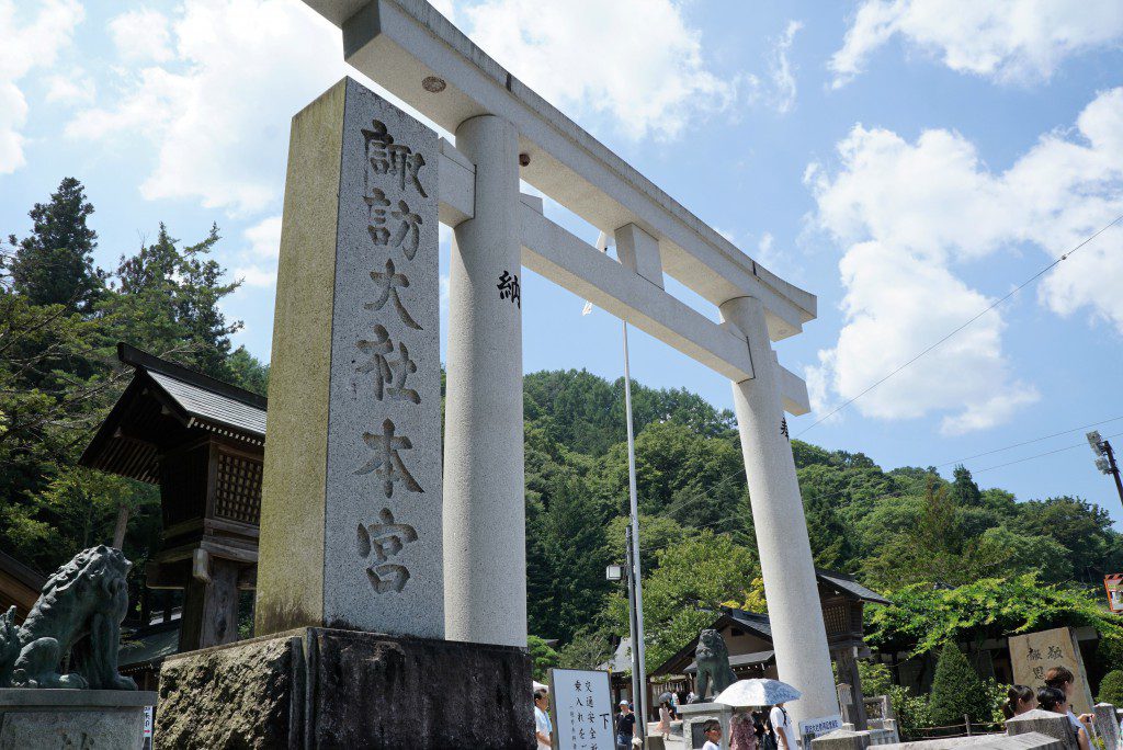 諏訪大社　上社本宮鳥居