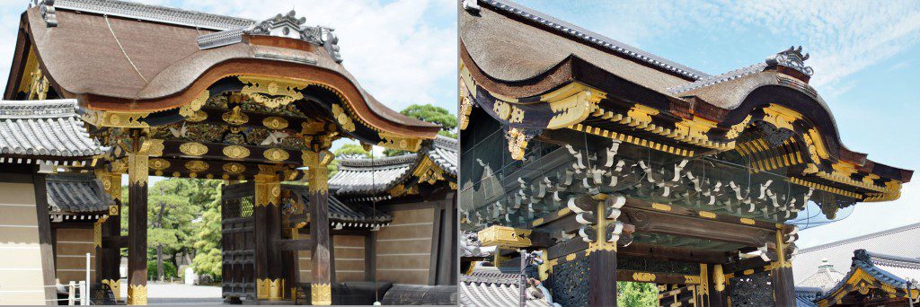 二条城唐門と西本願寺唐門