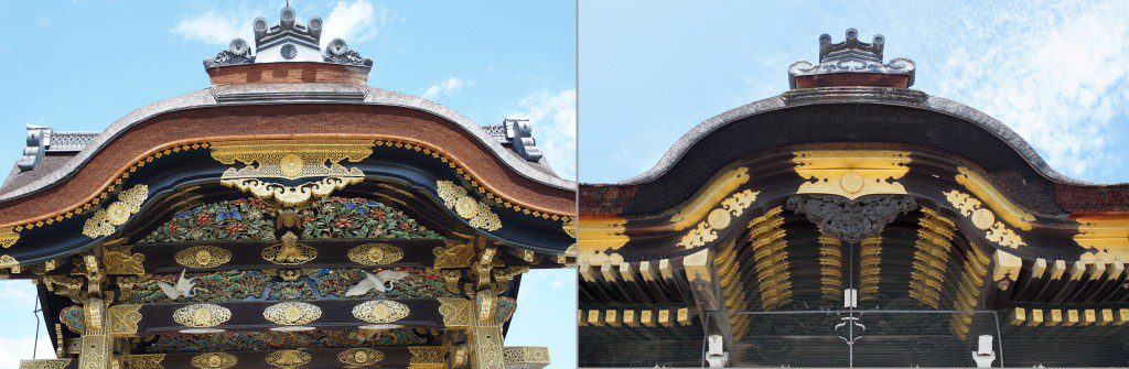 二条城唐門と西本願寺唐門