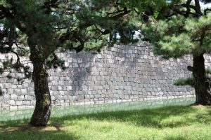 二条城　天守閣下の石垣