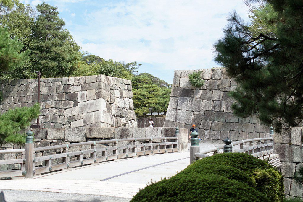 二条城　西橋付近石垣