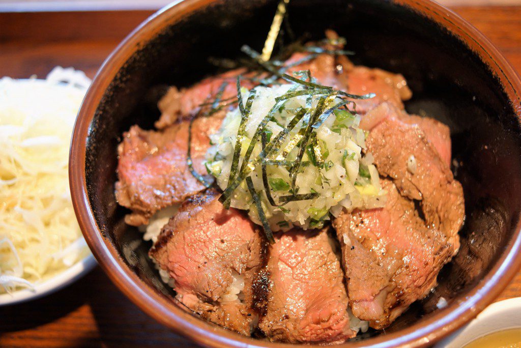 ステーキ＆ワイン　肉屋　銀次郎　やわらかステーキ丼