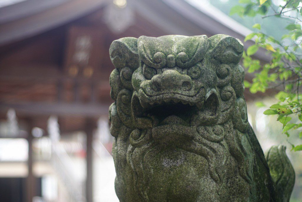 高麗神社　狛犬