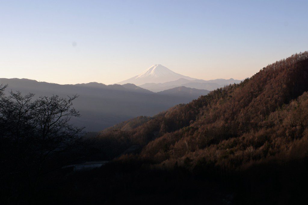 柳沢峠 富士山