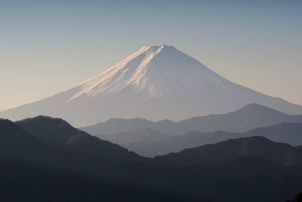 柳沢峠の富士山
