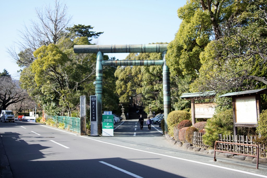報徳神社青銅鳥居