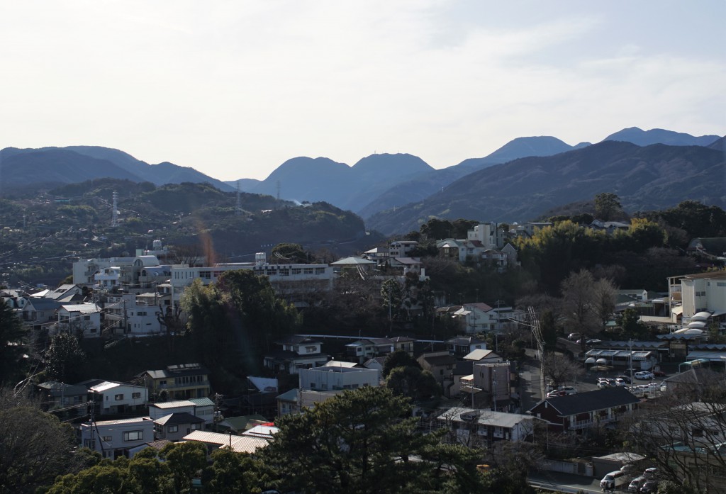 小田原城　天守閣　景色