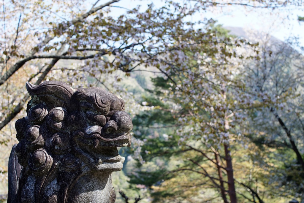 小河内神社　こま犬
