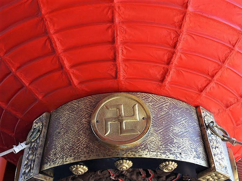 小舟町　提灯　卍