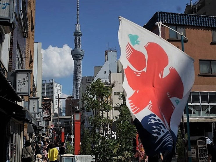 浅草　仲見世　東京スカイツリー