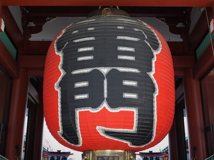 雷門　提灯