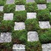 京都東福寺　重森三玲　庭　市松模様