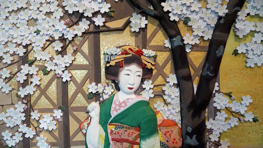 目黒雅叙園　百段階段　櫛・かんざしに見るさくら