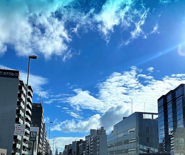 台風あとの雲 2021年9月19日