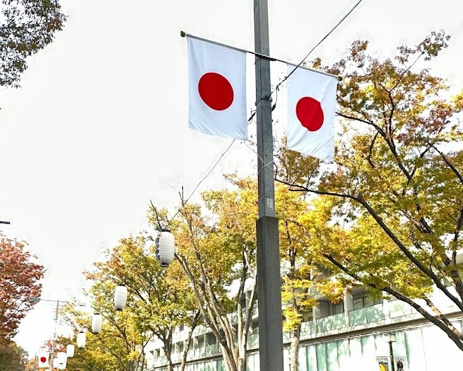 文化の日　明治節　表参道