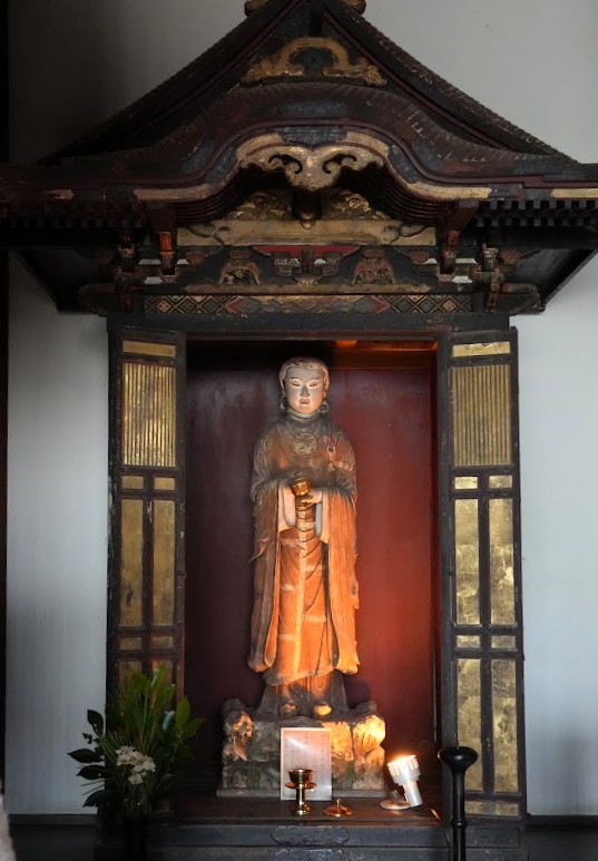 飛鳥寺の聖徳太子像(孝養像)